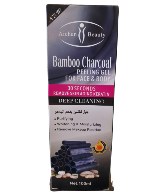 Bamboo Charcoal Peeling Gel for Face & Body 100ml