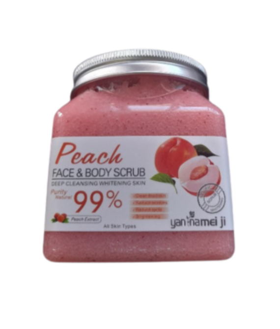 Peach Face & Body Scrub 500g