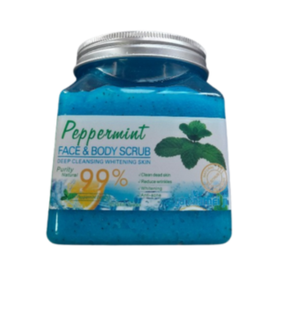 Peppermint Face & Body Scrub 500g